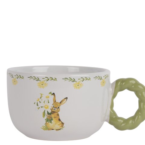 Mug With Bunny White