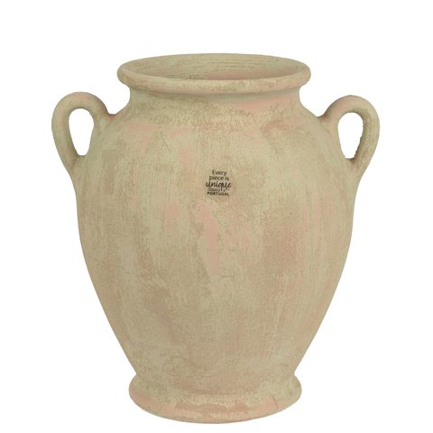 Vase With Handles Beige
