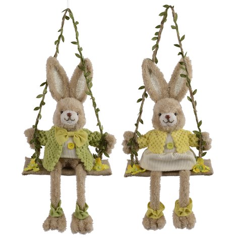 Bunny On Swing
