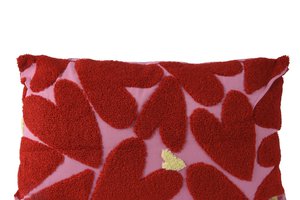 Cushion With Hearts
