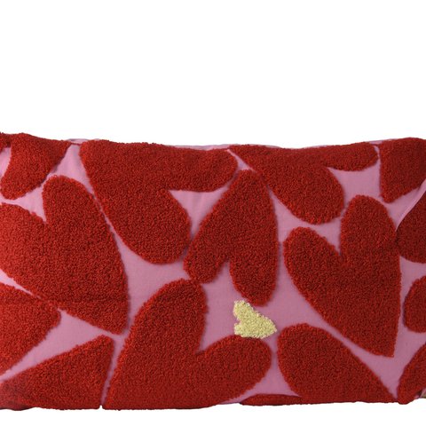 Cushion With Hearts