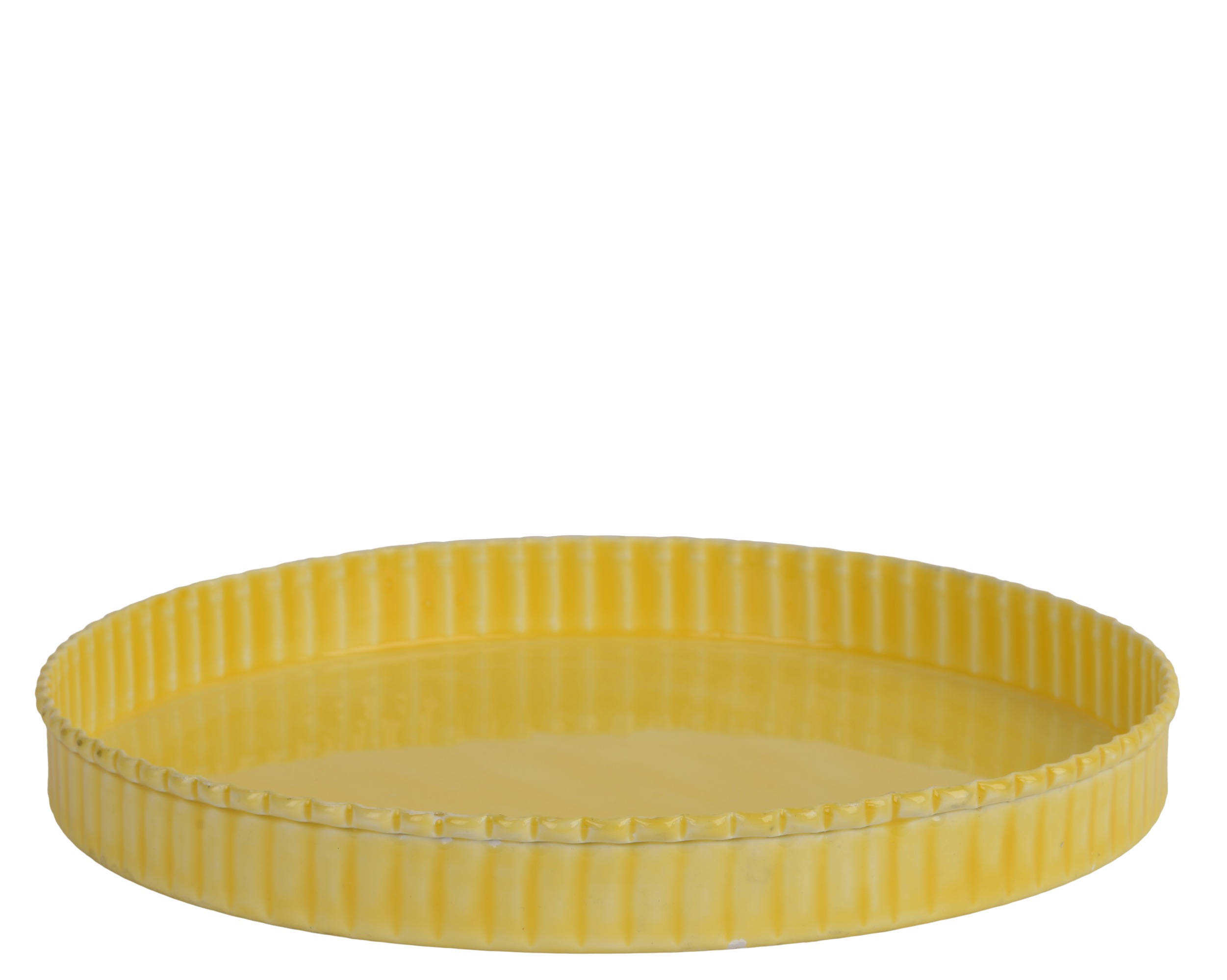 Tray Scalloped Round