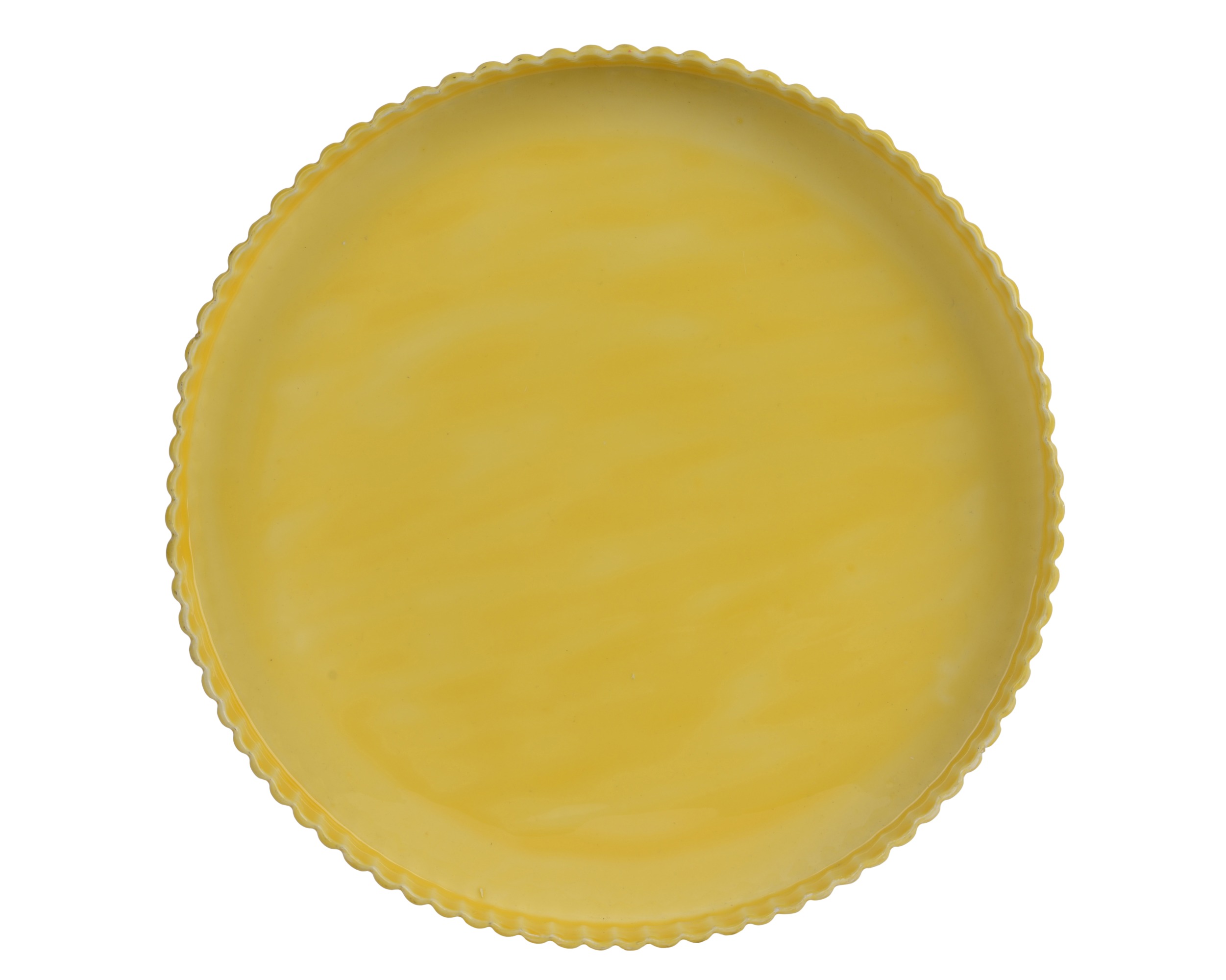 Tray Scalloped Round