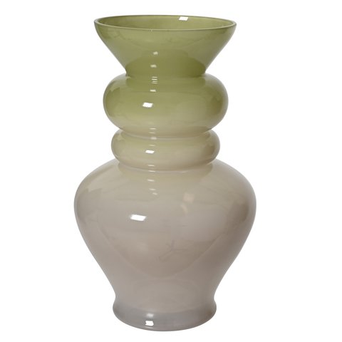 Vase With Curves Glass