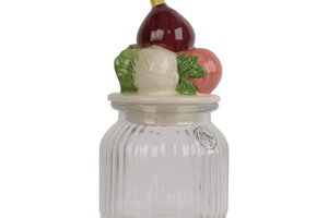 Storage Jar With Fruits