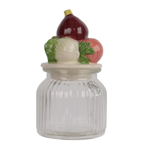 Storage Jar With Fruits