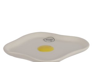 Plate Fried Egg Shape
