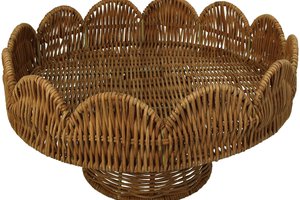 Basket Bowl Deco Footed