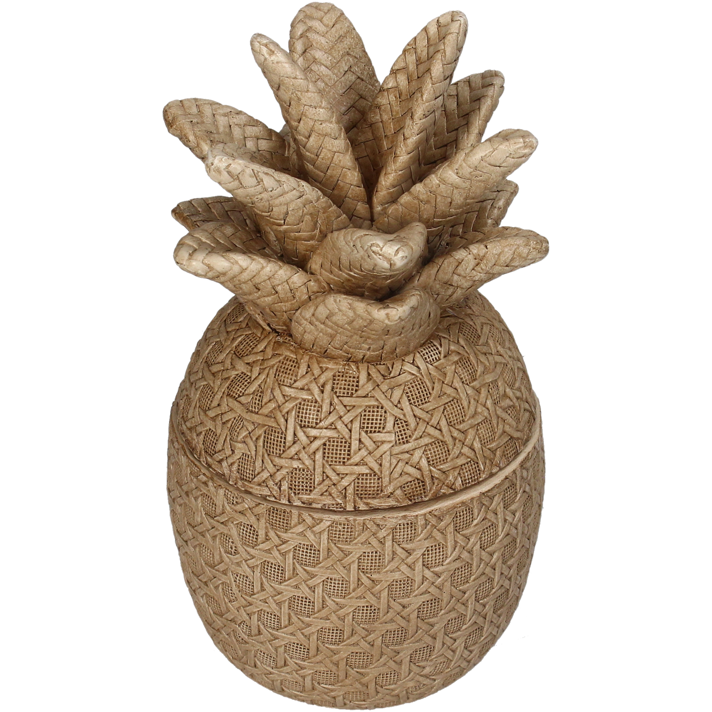 Jar Pineapple Shape Brown