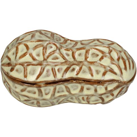 Jar Peanut Shape Glazed