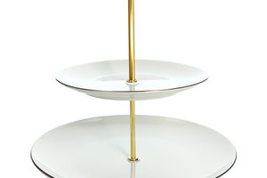 Madison Filo Oro 2 Tier Cake Stand by Tognana