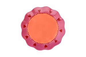 Plate With Hearts by Tognana