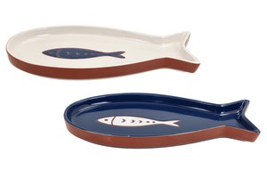 Ondina Tray In Fish Shape by Tognana