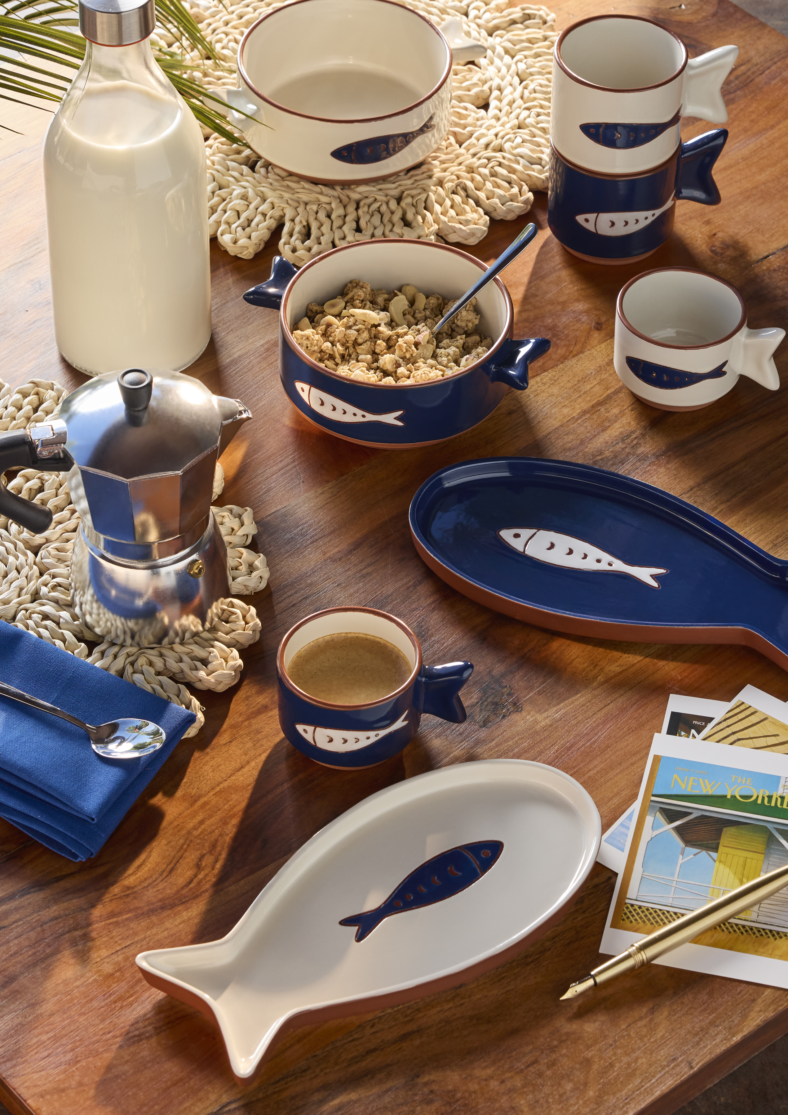 Ondina Tray In Fish Shape by Tognana