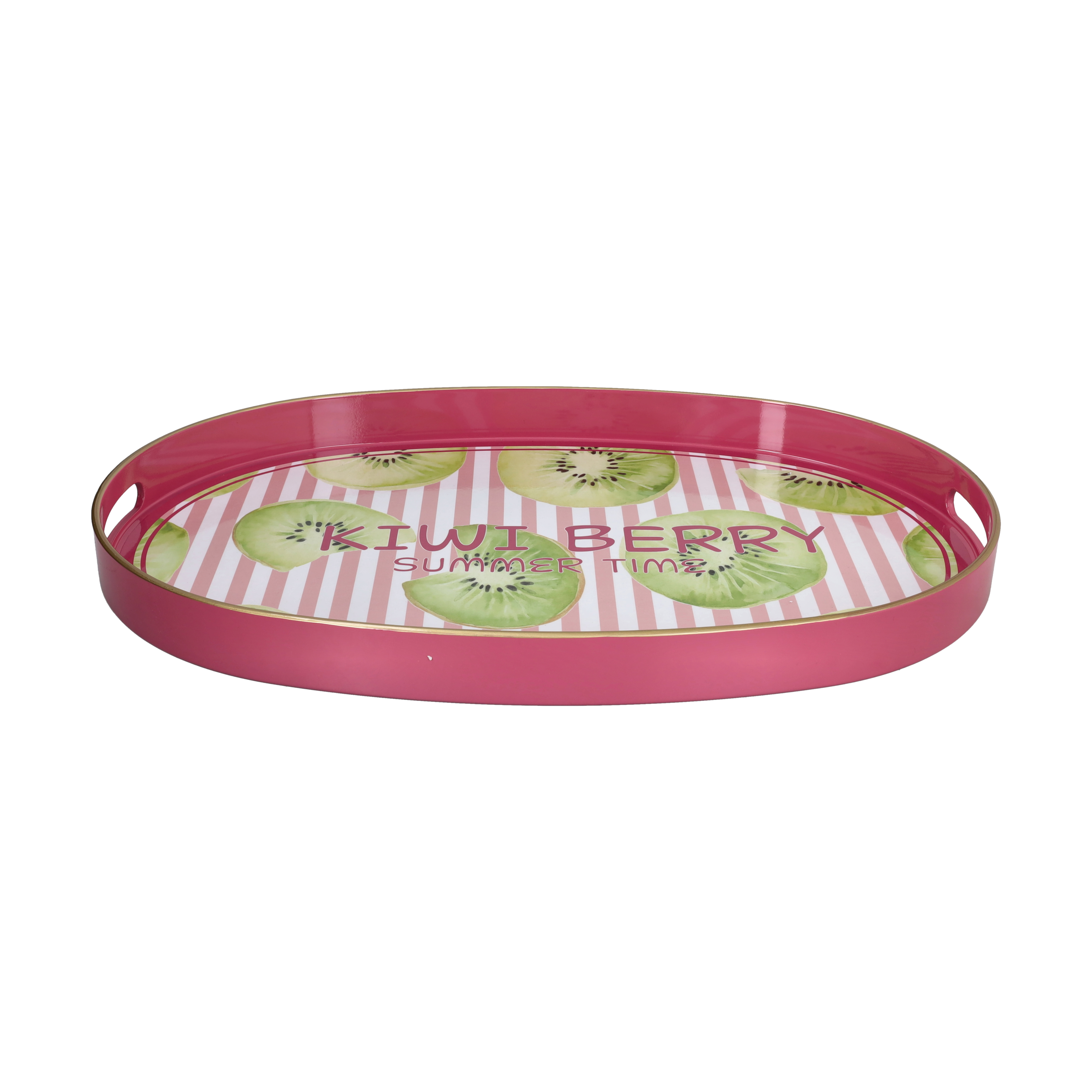 Oval Tray "Kiwi Berry" by Tognana