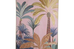 Wall Deco Canvas Palm Tree