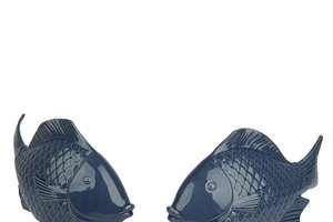 Fish Porcelain Deco Blue