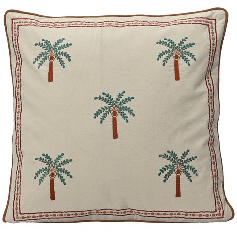 Cushion With Palm Tree