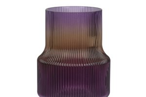 Vase Glass Purple