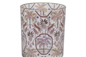 Tealight Holder With Palm Tree