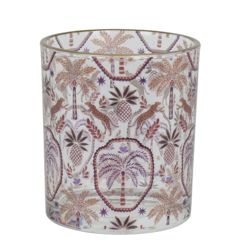 Tealight Holder With Palm Tree