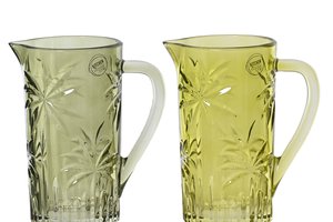 Caraffe Glass With Palm Tries