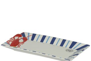 Serving Plate Rectangle With Lobster