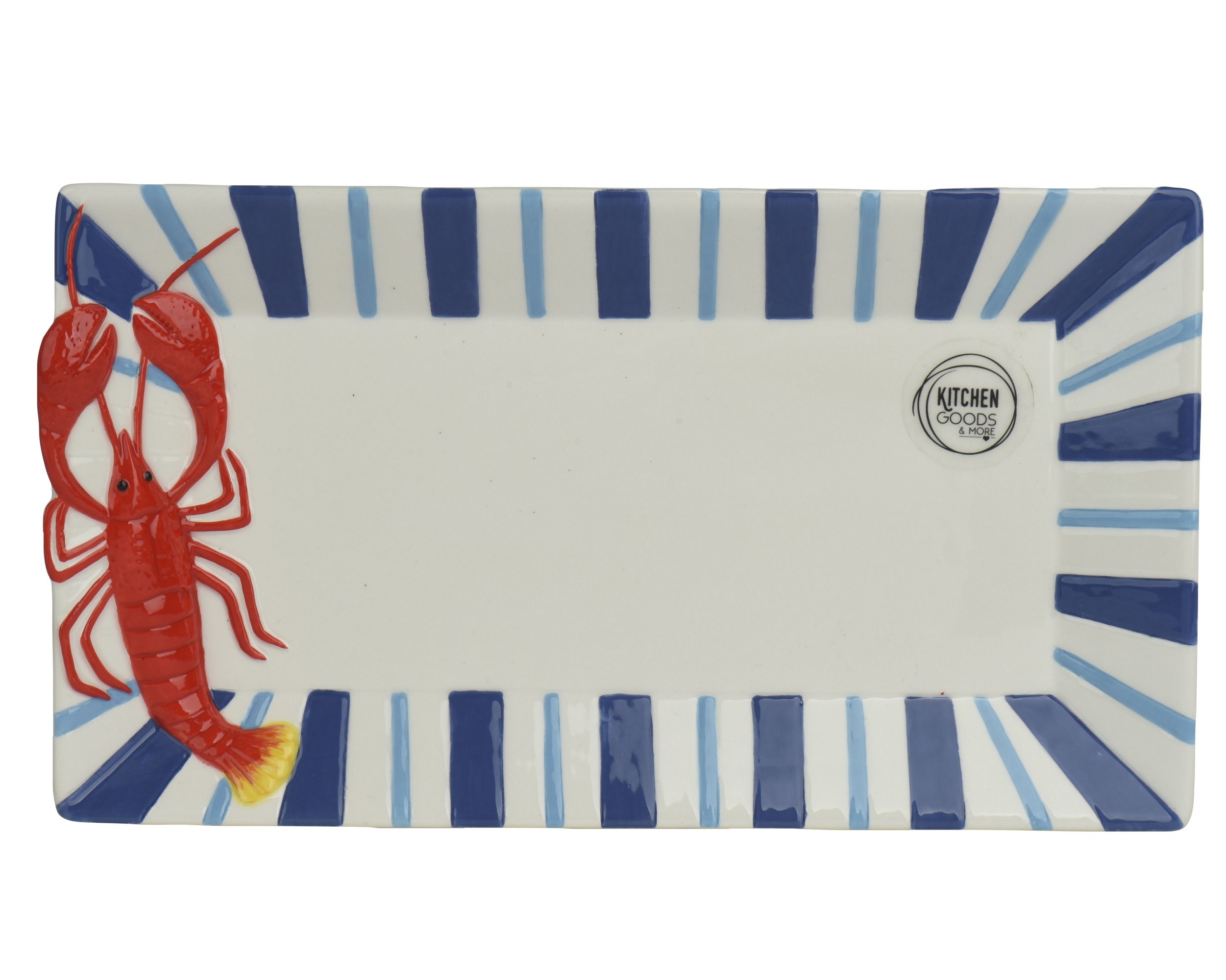 Serving Plate Rectangle With Lobster