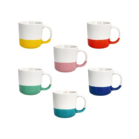 Coffee Cup Iris Rainbow