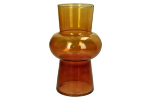 Vase Glass Bubble Shape Multi