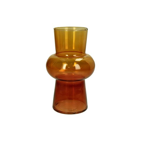 Vase Glass Bubble Shape Multi