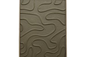 Wall Plaque With Flowing Lines