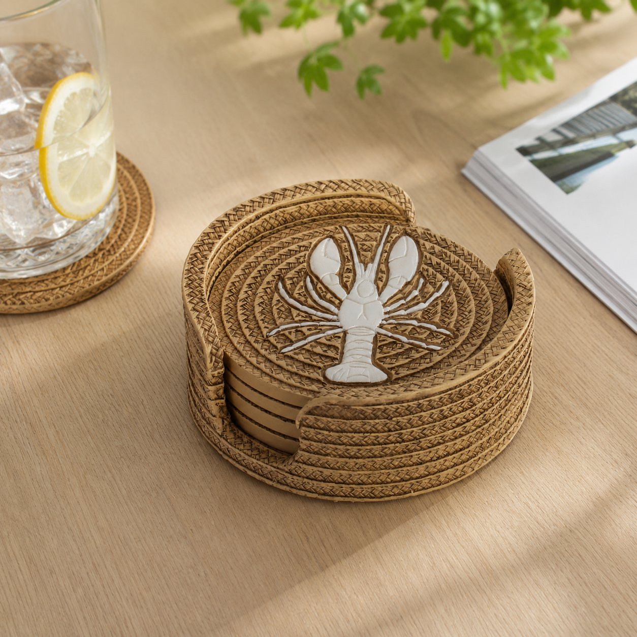 Coasters With Lobster