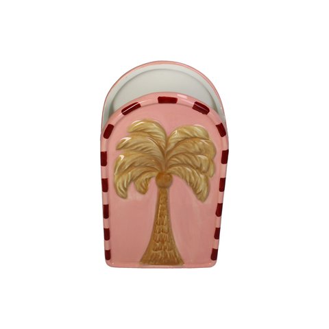 Vase With Palm Tree