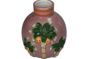 Vase With Palm Tree Multi