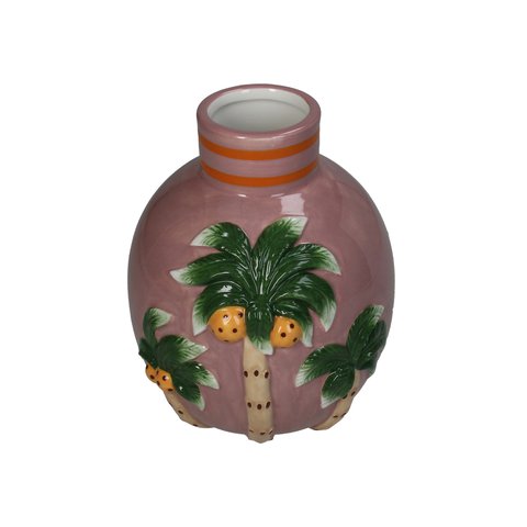 Vase With Palm Tree Multi