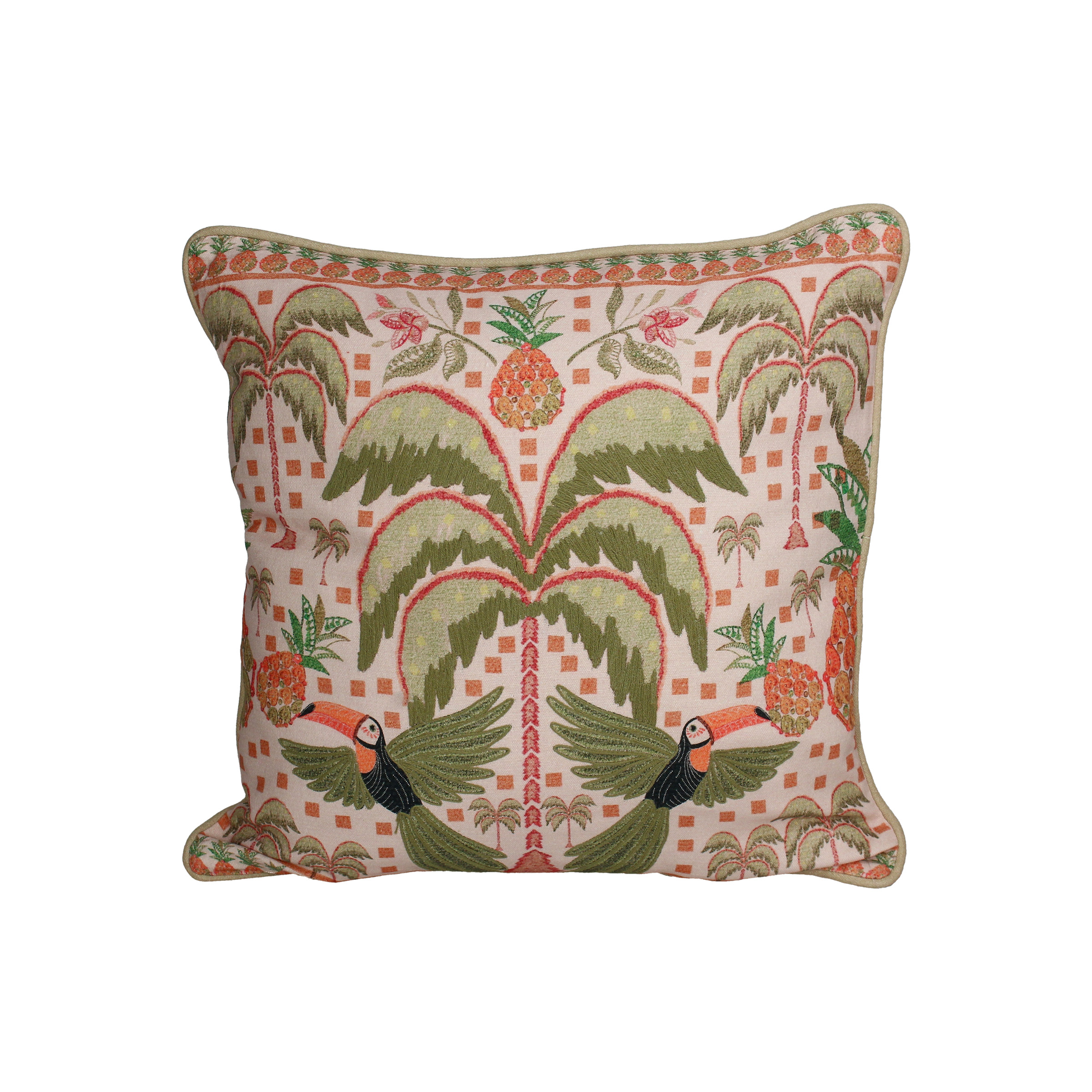Cushion With Palm Tree