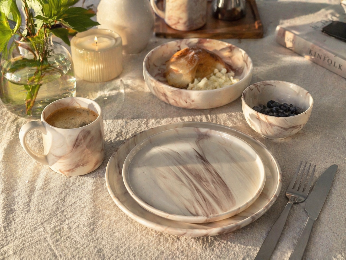 Bowl Marble Effect