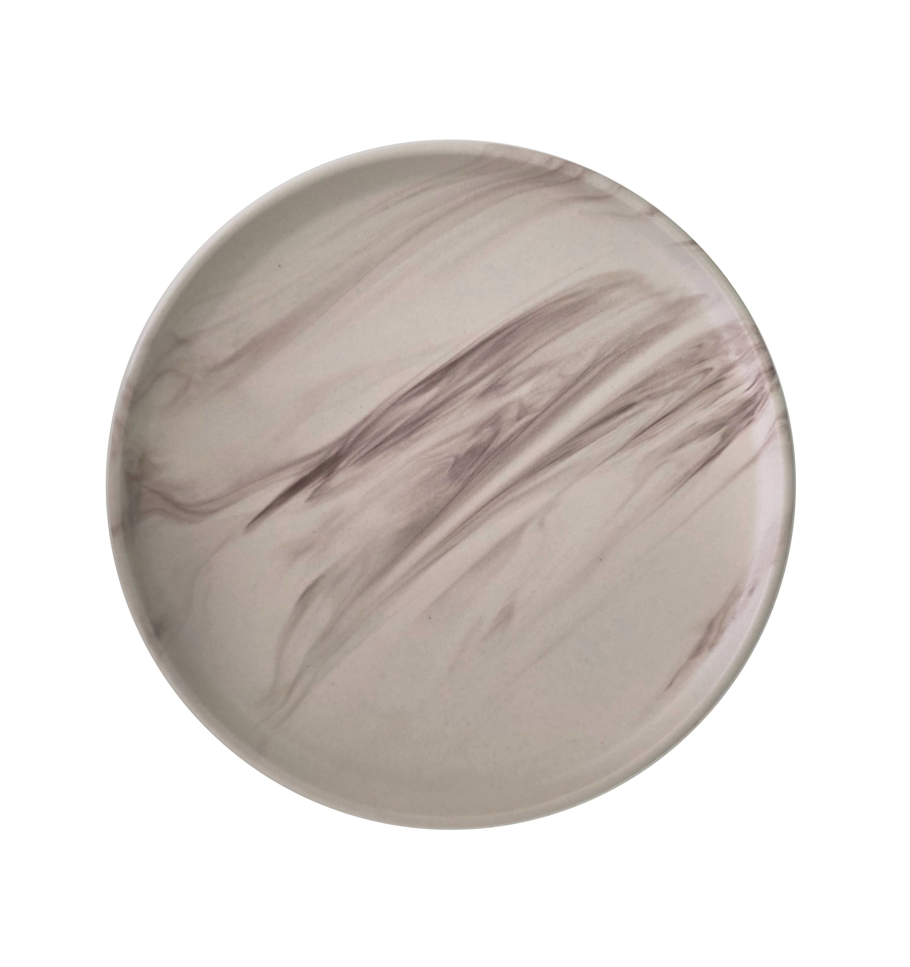 Dessert Plate Marble Effect