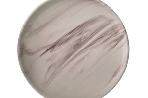 Dessert Plate Marble Effect