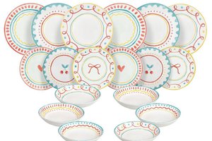 Table Set 18pcs Madison Cherry Pop