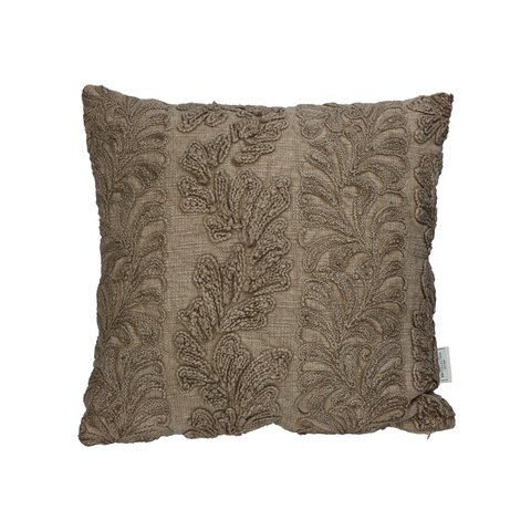 Cushion With Oak Leaf