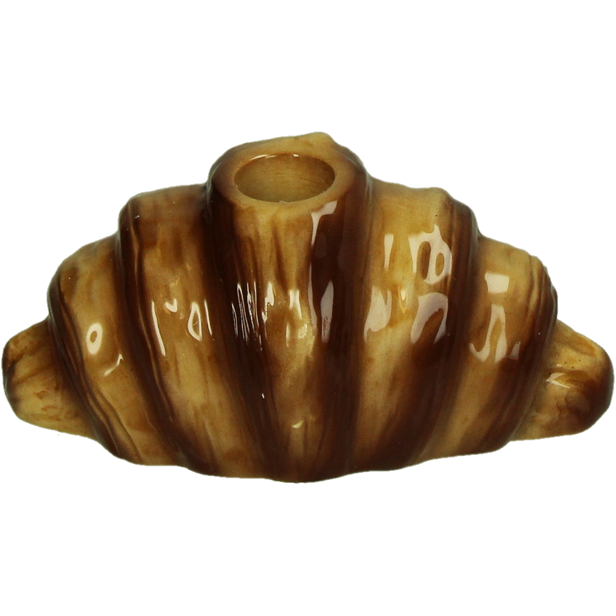Candle Holder In Croissant Shape