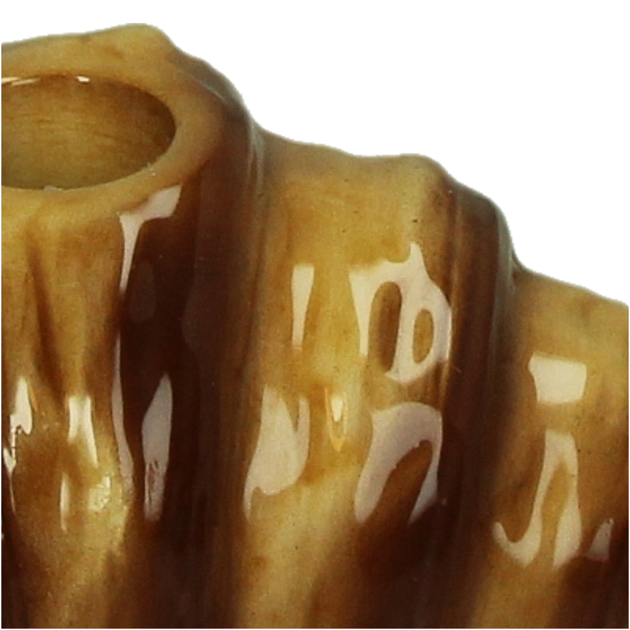 Candle Holder In Croissant Shape