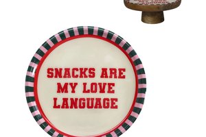 Cake Stand "Snacks Are My Love Language"