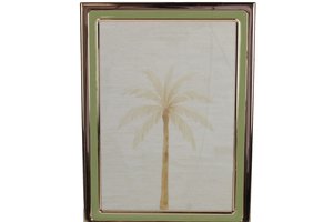 Photo Frame Palm Tree Green
