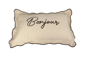Cushion "Bonjour"