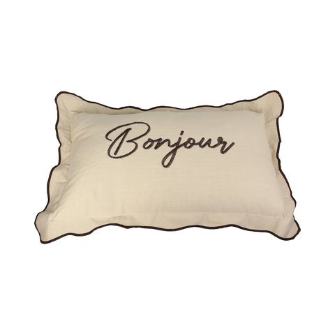 Cushion "Bonjour"