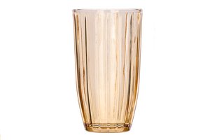 Glass Hb Striped Orange