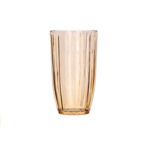 Glass Hb Striped Orange